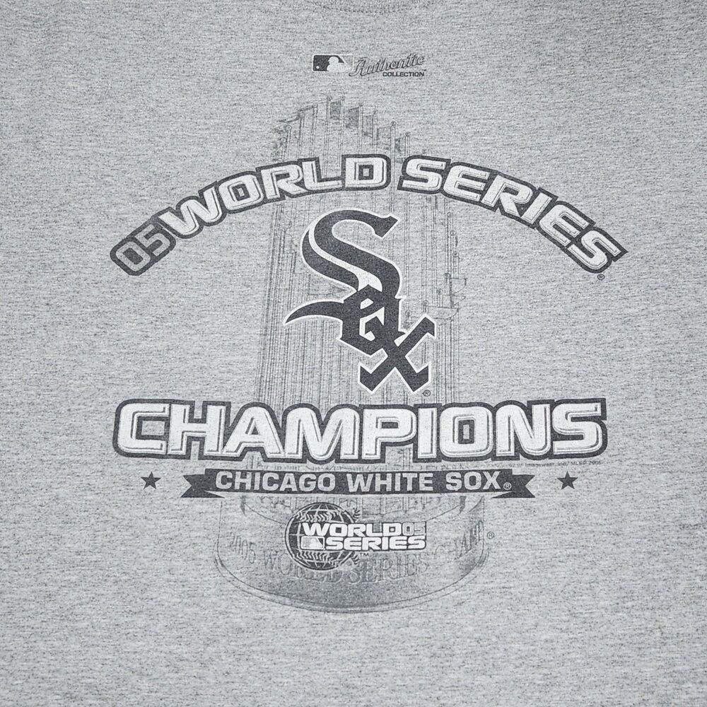 Chicago White Sox WORLD SERIES CHAMPIONS 2005 Lee Sports T-Shirt MLB Baseball L